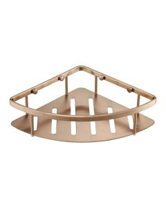 VOS Shower Corner Basket Brushed Bronze