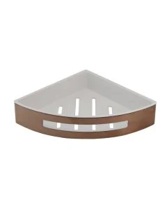 VOS Shower Corner Basket Shelf Brushed Bronze