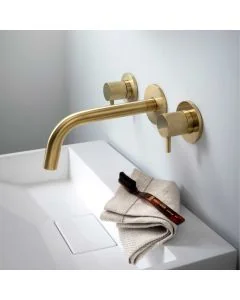 VOS Wall Mounted Valves Brushed Brass