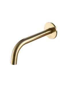 VOS 200mm Bath or Basin Spout Brushed Brass