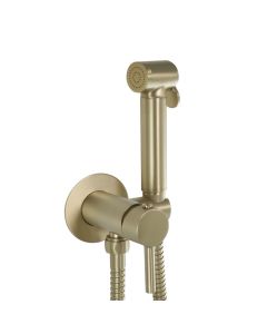 VOS Hot and Cold Douche Set Brushed Brass