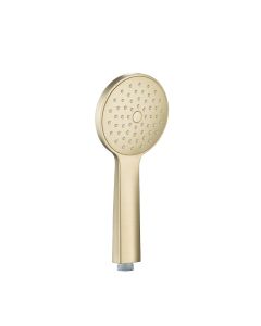 VOS Round Shower Handset Brushed Brass