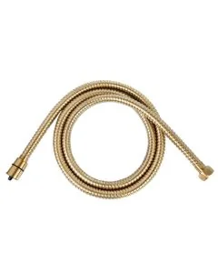 VOS 1.5m Metal Shower Hose Brushed Brass
