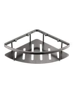 VOS Shower Corner Basket Brushed Black