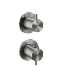 VOS Modular 2 Way Thermostatic Shower Brushed Black