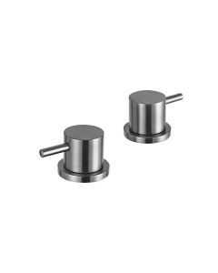 VOS Deck Mounted Valves Brushed Black