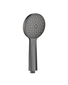 VOS Round Shower Handset Brushed Black