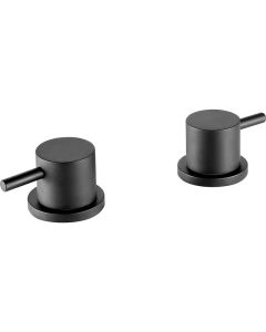 VOS Deck Mounted Valves Matt Black