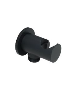 VOS Wall Outlet with Handset Holder Matt Black