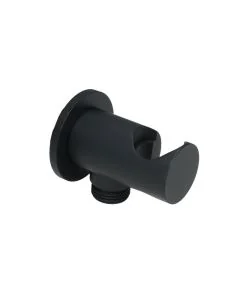 VOS Wall Outlet with Handset Holder Matt Black