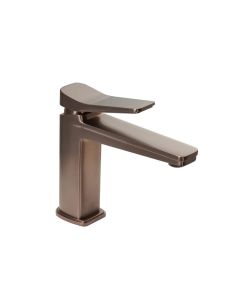 Hix Single Lever Basin Mixer Bronze