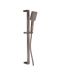 Hix Slide Rail Shower Kit Brushed Bronze