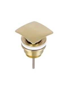 Hix Universal Basin Waste Brushed Brass