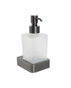 Hix Soap Dispenser Brushed Black