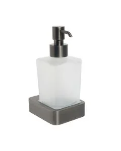 Hix Soap Dispenser Brushed Black