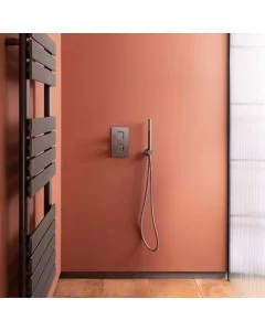 Hix Thermostatic Shower Valve Brushed Black
