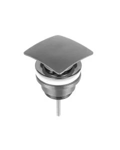 Hix Universal Basin Waste Brushed Black