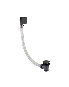 Hix Click Clack Bath Waste Matt Black