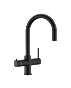 4in1 Round Neck Filtered Kettle Tap Matt Black