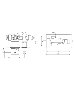 Florence Manual Shower Valve with Diverter Chrome