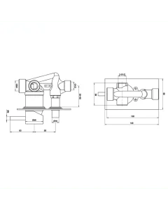 Florence Manual Shower Valve with Diverter Chrome