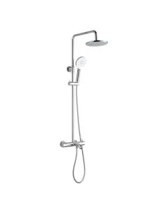 Florence 3 Way Thermostatic Shower Riser Kit Chrome