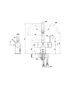 Florence Side Lever Basin Mixer Chrome