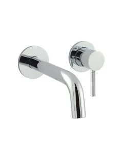 Florence 195mm Spout Wall Basin Mixer Chrome