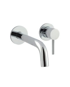 Florence Single Lever Wall Basin Mixer Chrome