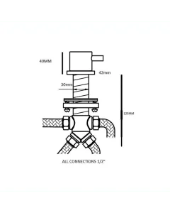 Florence 2-Way Diverter Chrome