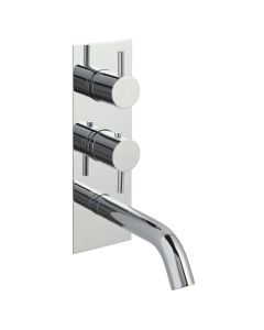 Florence 2-Way Thermostatic Shower with Spout Chrome