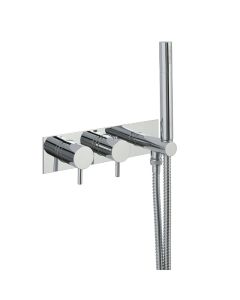 Florence 2-Way Thermostatic Shower with Handset Chrome