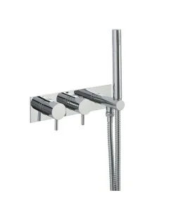 Florence 2-Way Thermostatic Shower with Handset Chrome