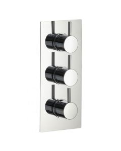 Arco 3 Knob Twin Outlet Thermostatic Shower Valve