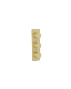 Ravine 3-Way Recessed Shower Valve Kit Brushed Brass