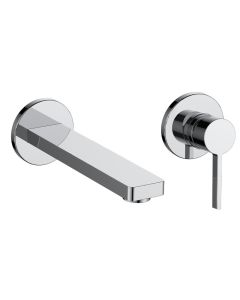 Hugo Wall Mounted Basin Mixer Chrome
