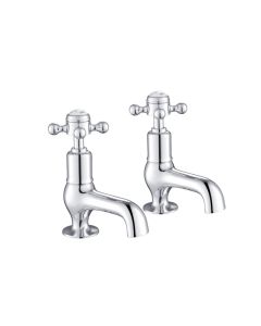 Grosvenor Cross Cloakroom Basin Taps Chrome
