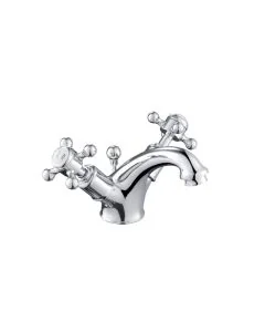 Grosvenor Cross Basin Mixer Chrome
