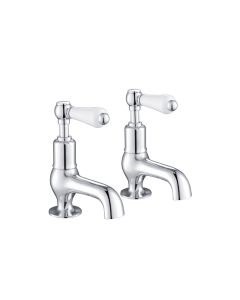 Grosvenor Lever Cloakroom Basin Taps Chrome