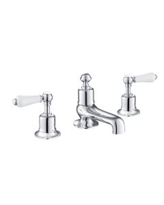 Grosvenor Lever 3 Hole Bath Filler Chrome