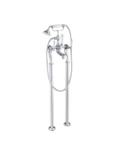 Grosvenor Lever Freestanding Bath Shower Mixer Chrome