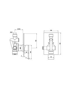 Athena Single Lever Manual Valve Chrome