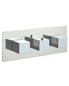 Athena 2-Way Horizontal Thermostatic Shower Chrome