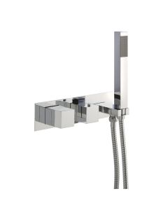 Athena 2-Way Thermostatic Shower with Handset Chrome