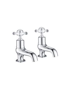 Grosvenor Pinch Bath Taps Chrome