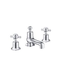 Grosvenor Pinch 3 Hole Bath Filler Chrome