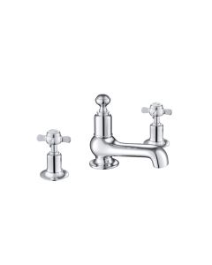 Grosvenor Pinch 3 Hole Basin Mixer Chrome