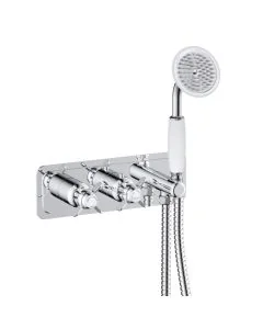Grosvenor Pinch 2 Way Shower Valve with Handset Chrome