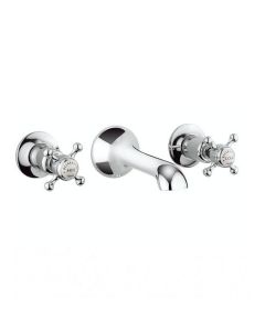 Crosswater Belgravia Crosshead Wall Basin Mixer