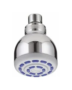 Pure Single Function Rub Clean Fixed Shower Head